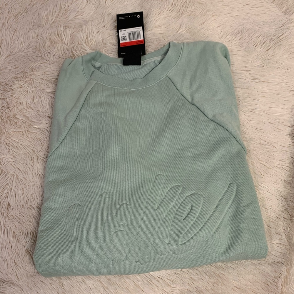 Nike dri fit fleece cropped top